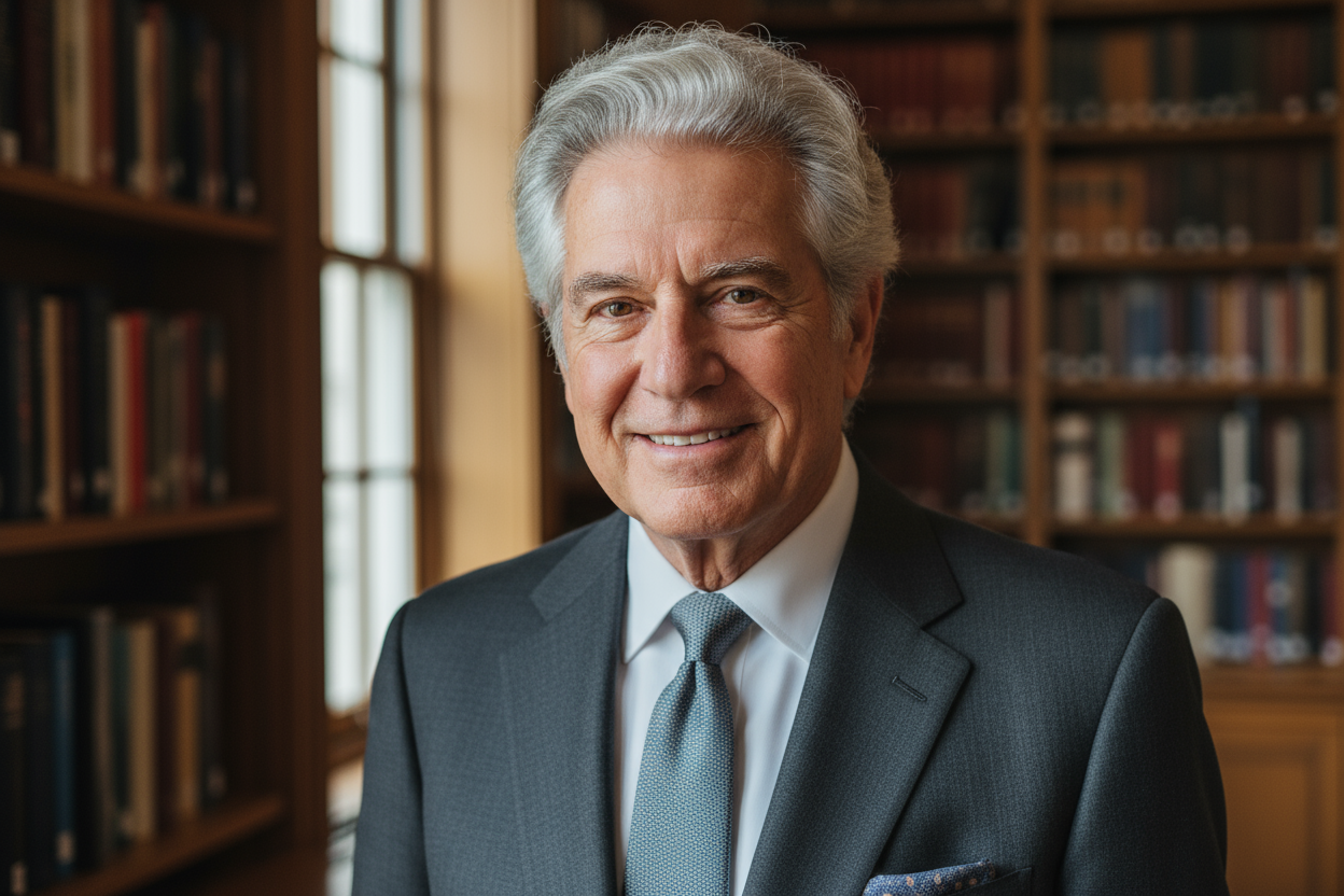 älteren mann mit vollem haar